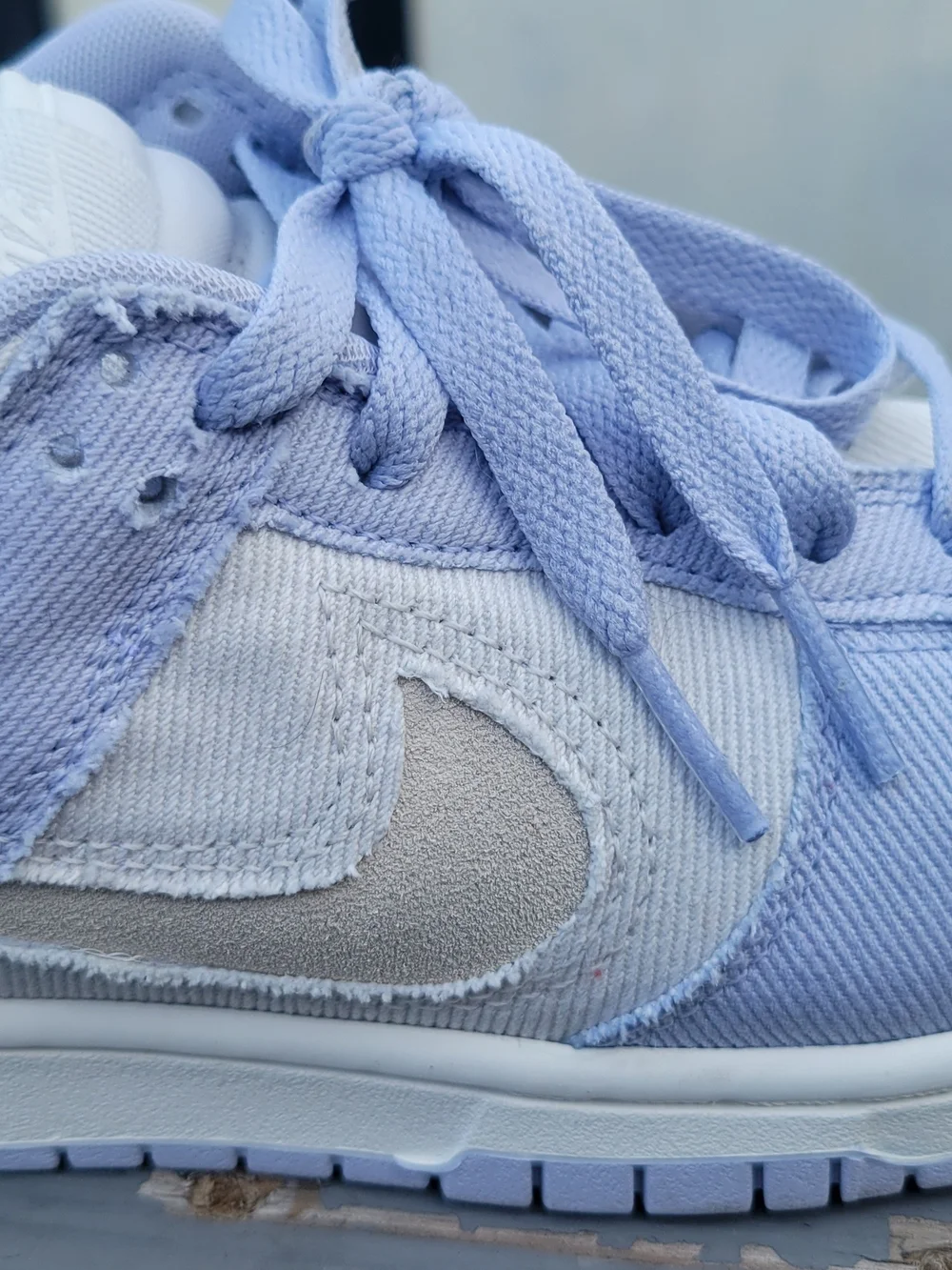 Nike Kids Light Lavender and White Low-Top Sneakers